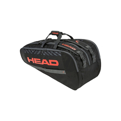 Сумка-чехол 7-9 ракеток HEAD Base Racquet Bag L, Black/Orange
