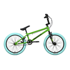 Велосипед Stark22 Madness BMX 1 зеленый/черный/голубой 2022