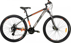 Велосипед горный Slide 1.0 27.5 2022 18", серый, оранжевый Аист
