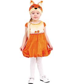 Карнавальный костюм Батик Белка, цв. оранжевый р.104