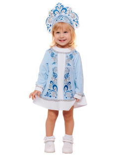 Карнавальный костюм Batik Снегурочка 6020 к-21 цв.мультиколор р.74 Батик
