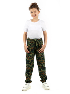 Брюки детские N.O.A. 11528, зеленый, 134 NOA