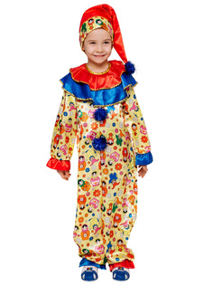 Карнавальный костюм Батик Клоун, цв. разноцветный р.122