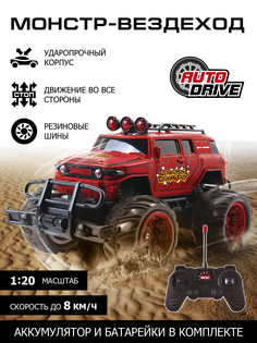 Радиоуправляемая машинка ТМ AUTODRIVE Монстр-трак 2WD, М1:20, JB0404775
