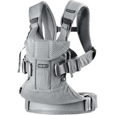 Слинг-эргорюкзак BabyBjorn One Air 3D Mesh серебристый