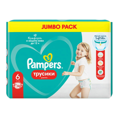 Подгузники-трусики Pampers Pants Jumbo Extra Large 6 (15+ кг) 38 шт
