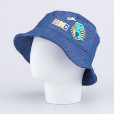 Панама детская Котофей 07711762-40 цв. синий р.50-52