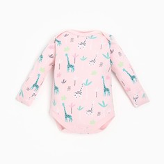 Linas baby Комбинезон детский, цвет розовый, рост 68см