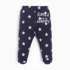 Linas baby Ползунки детские, цвет синий, рост 62см