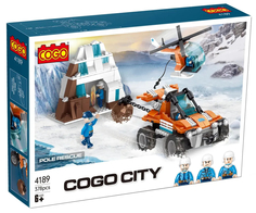 Конструктор Cogo Полярное спасение 378 деталей
