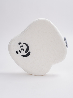 Ортопедическая детская подушка PandaHug, эффект памяти Вaby 0+ 24*24*3 с наволочкой, белый