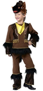 Карнавальный костюм Batik 949 коричневый, 128 Батик