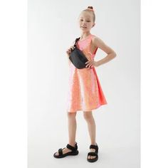 Платье детское Acoola 20210200517 коралловый, 158