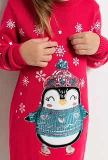 Платье детское Acoola 20220200430 малиновый, 98