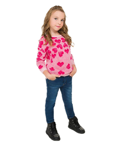 Джемпер детский Acoola 20220310034 светло-розовый, 98