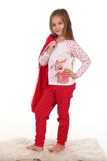 Костюм детский 7-108а (красный) 30р. Новое кимоно