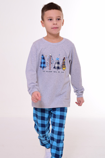 Пижама подростковая 11-060 (бирюза) Елки 38р. Новое кимоно