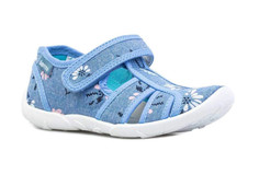 Туфли для девочки 421064 размер 28, Голубой Котофей