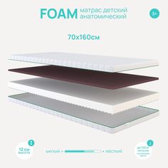 Матрас Darwin foam для детей 80х190