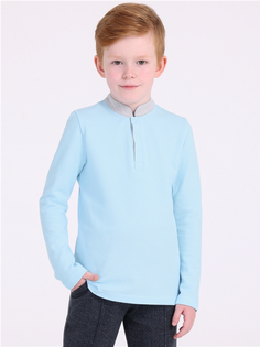 Поло детское Апрель 1ПДПД4226090, светло-голубой109+светло-серый, 134