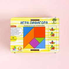 Доброе дерево Пазлы деревянные «Игра Пифагора», 7 деталей