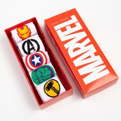 Набор носков Мстители, 5 пар, 20-22 см Marvel