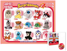Мягкая игрушка Surprizamals Серия 4 SUR20256/1 в ассортименте Beverly Hills Teddy Bear