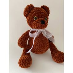 Мягкая игрушка Little Toy Амигуруми Мишка коричневый 20см ammed20