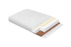 Матрас JUNIOR PREMIUM, стеганая микрофибра (60Х120Х12)(indigo)