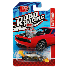 Машина игрушечная Технопарк Road racing Суперкар, металл. 7см, ассорти, в блистере