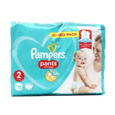 Pampers Подгузники-трусики Pampers, 4-8 кг, 72 шт.