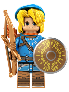 Фигурка StarFriend Линк с луком Зельда The Legend of Zelda аксессуары, 4,5 см