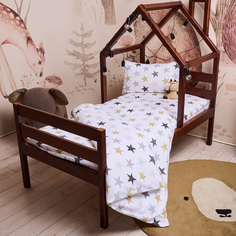 Комплект постельного белья в кроватку 160х80 Звезды Сонный гномик