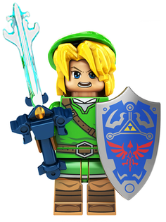 Фигурка StarFriend Линк с мечом Зельда The Legend of Zelda аксессуары, 4,5 см