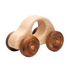 Деревянная игрушка ручной работы Леснушки Машинка Жук ДИ-Л0802