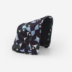 Капюшон сменный для коляски Bugaboo Fox3 sun canopy Animal Explorer GREEN/ LIGHT BLUE