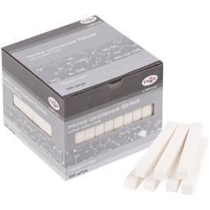 Мел белый Гамма, мягкий, квадратный, картонная коробка, 100шт. (2308193), 8 уп. Gamma