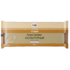 Пластилин скульптурный Гамма "Студия", телесный, твердый, 1кг (2.80.Е100.001), 5шт. Gamma