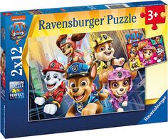 Пазл картина Ravensburger 2x12 Щенячий патруль