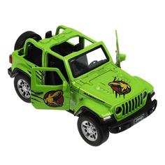 Машина металлическая Jeep Wrangler Rubicon Динозавры инерционная Технопарк
