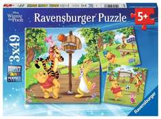 Пазл картина Ravensburger 3x49 Винни Пух -День спорта