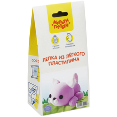 Набор для лепки из легкого пластилина Мульти-Пульти "Котенок" (НЛП_41905), 12шт.