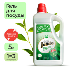Гель для мытья посуды и детских принадлежностей Jundo Эко Концентрат Зеленый чай 5 л