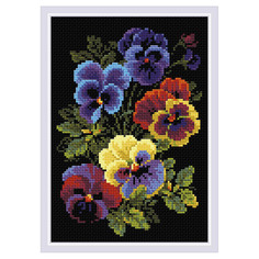 Мозаики RIOLIS Анютины цветы, 21х30 см РИОЛИС.AM0069