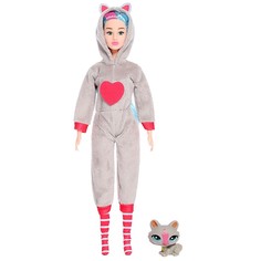 Кукла Плюшевый стиль, кошечка, 7805464W No Brand