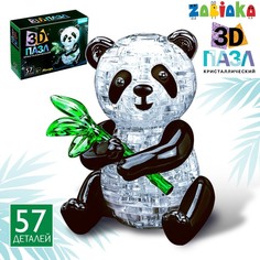 Пазл 3D «Панда», 57 деталей Забияка