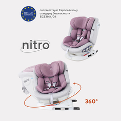 Автокресло RANT NITRO isofix Grey/Pink группа 0+-1-2-3 (0-36 кг) РАНТ