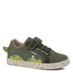 Кеды Geox B25A7C темно-зеленый, 27