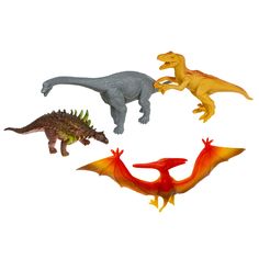 Набор животных BONDIBON "Ребятам о Зверятах", динозавры юрского периода 4 шт.