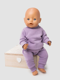 Одежда для куклы Richline Baby Born 43 см, Х-355 Пыльная-сирень